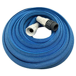blue expandable garden hose