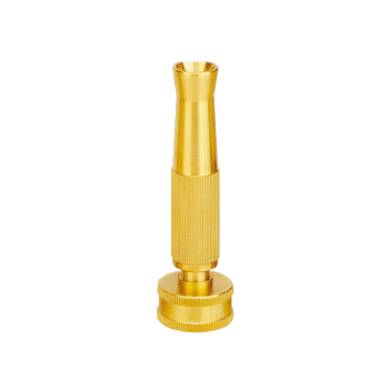 3 ½" Striped Pattern Brass Nozzle -(No.A-302)